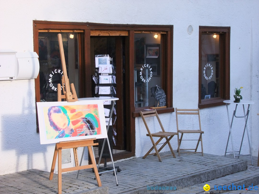 Verkaufsoffener Sonntag und Vernissage: Riedlingen, 10.03.2013