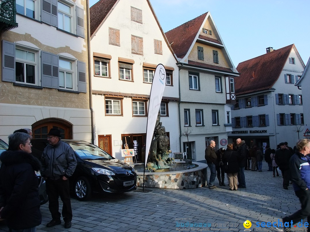 Verkaufsoffener Sonntag und Vernissage: Riedlingen, 10.03.2013