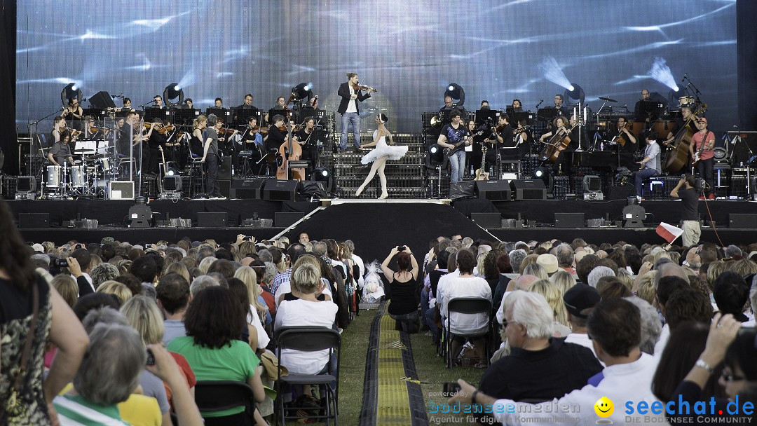 David Garrett mit Band und Orchester Open Air: Aach am Bodensee, 16.06.2013