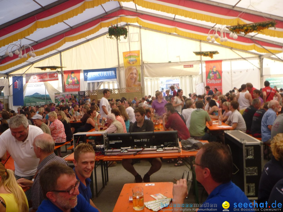 Feierabendhock mit der Froschen-Kapelle: Stockach am Bodensee, 17.06.2013