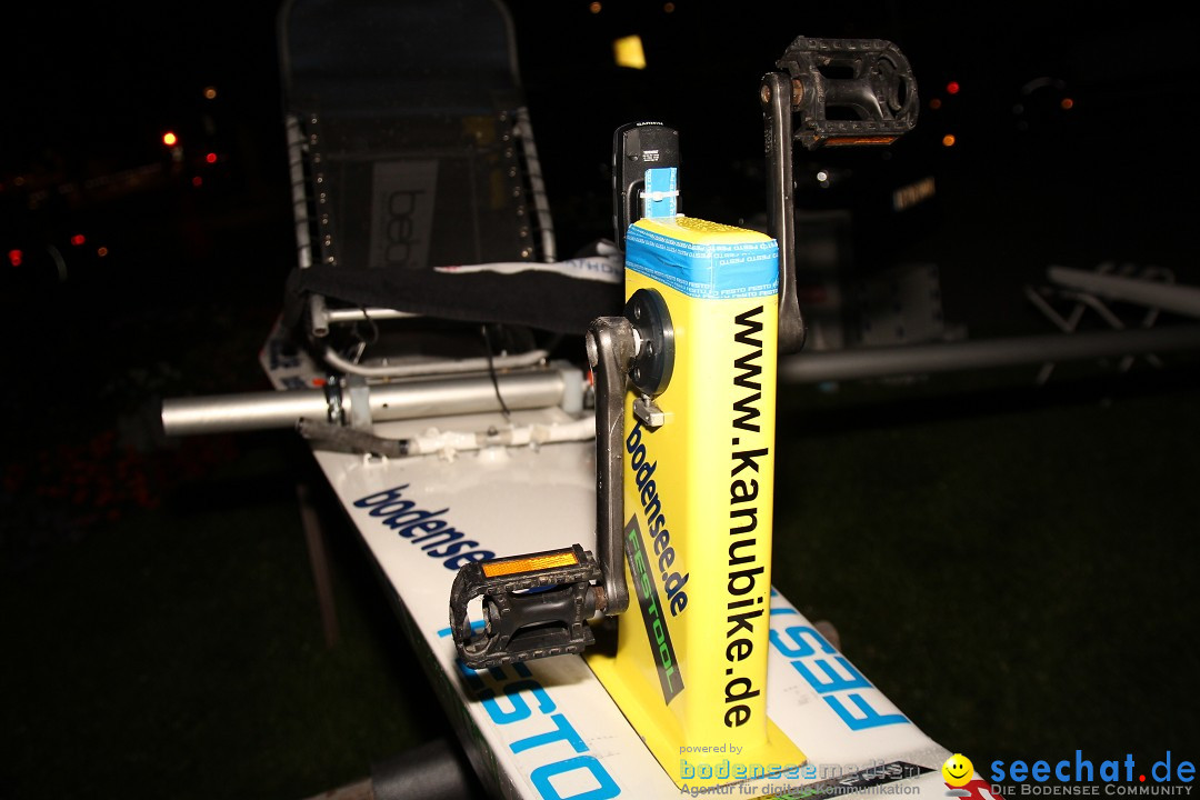 Weltrekordversuch Bodenseeumrundung mit Kanubike Extremsportler Schoffer: K