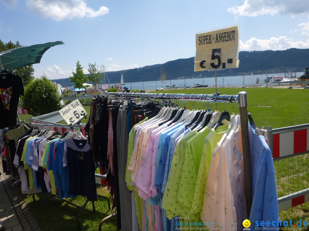 Hafenfest mit Flohmarkt: Ludwigshafen am Bodensee, 30.06.2013