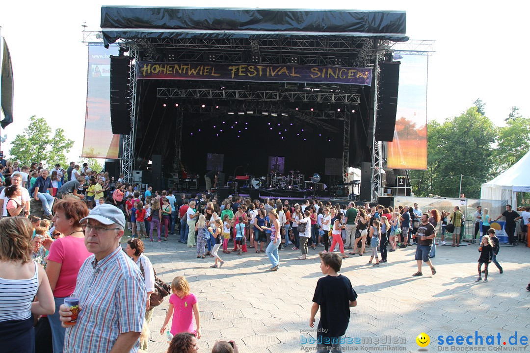 Lena + Glasperlenspiel am Hohentwielfestival: Singen, 18.07.2013