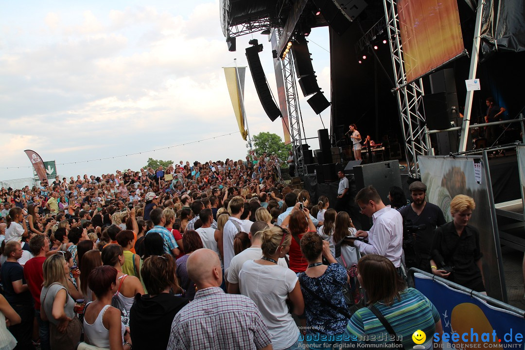 Lena + Glasperlenspiel am Hohentwielfestival: Singen, 18.07.2013