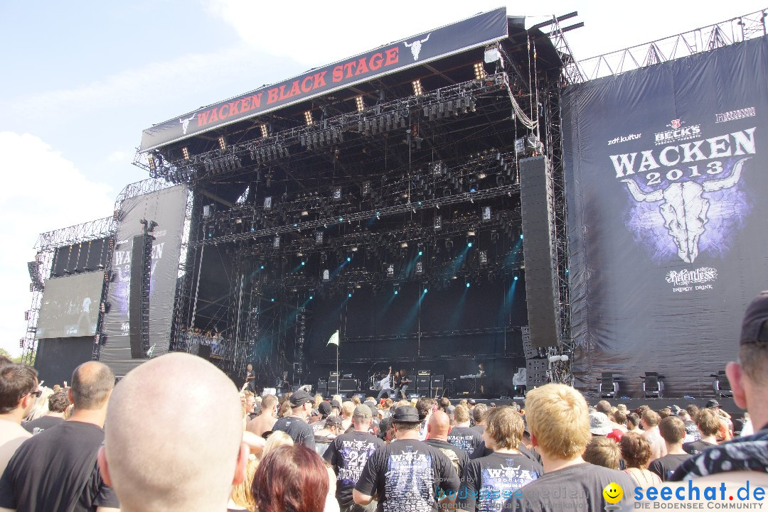 WACKEN W.O.A. Rammstein + Deep Purple: Wacken, 01.08.2013