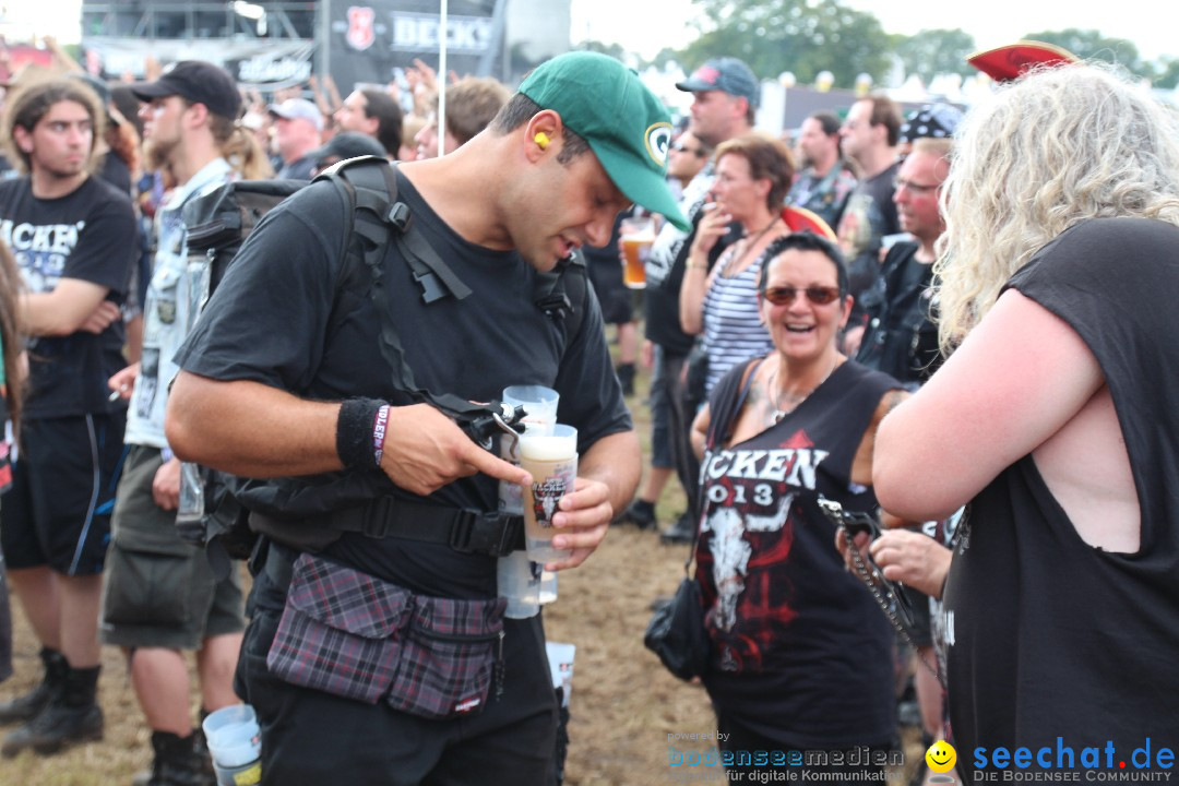 WACKEN W.O.A. Rammstein + Deep Purple: Wacken, 01.08.2013