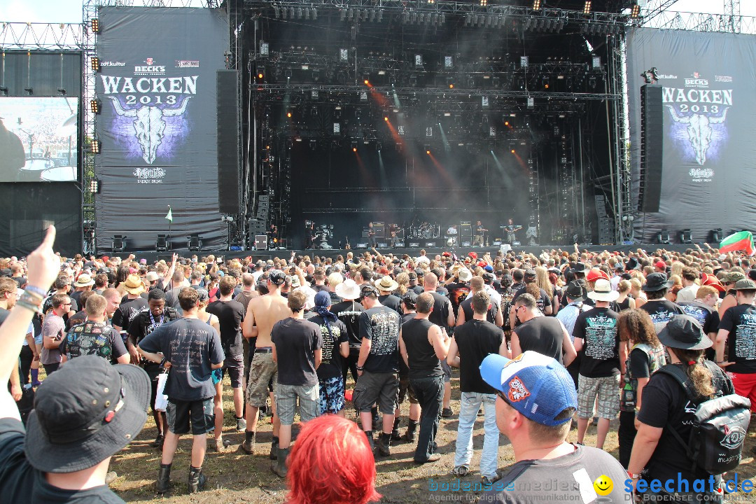 WACKEN W.O.A. Rammstein + Deep Purple: Wacken, 01.08.2013