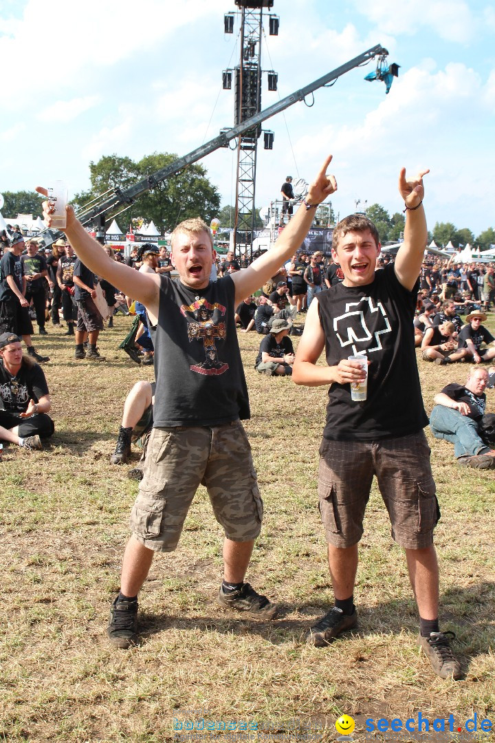 WACKEN W.O.A. Rammstein + Deep Purple: Wacken, 01.08.2013