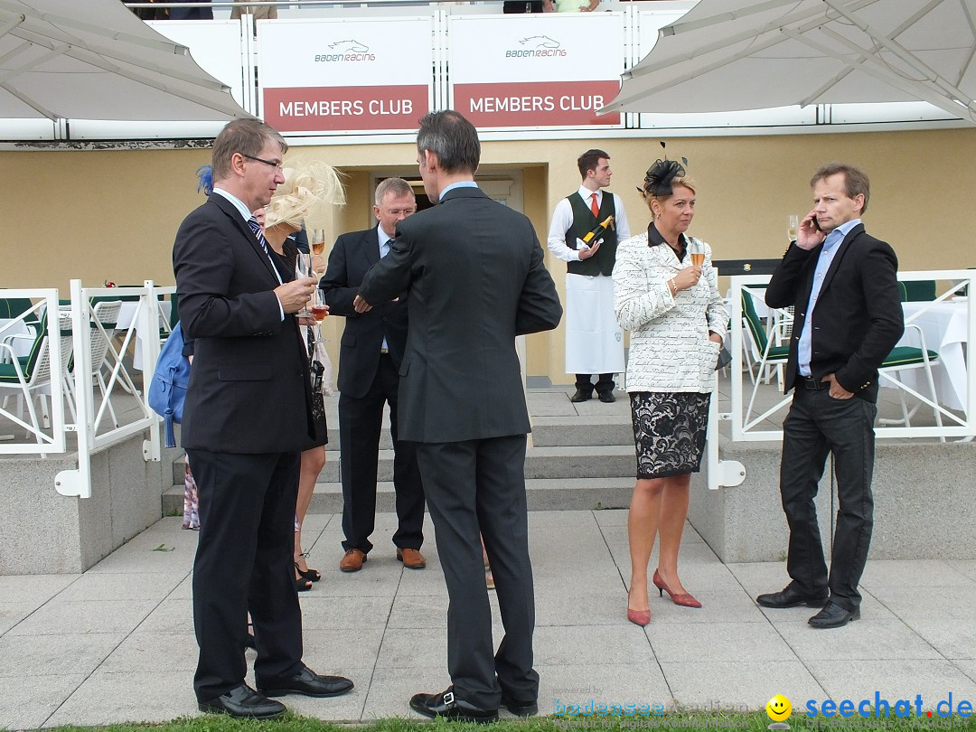 Pferderennen auf Galopprennbahn Iffezheim: Baden-Baden, 25.08.2013
