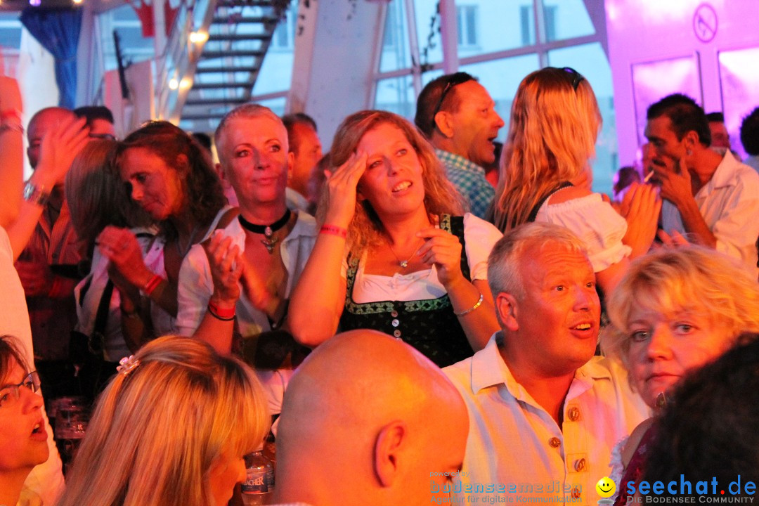 Wiesn-Boot XXL mit Hautnah live: Friedrichshafen am Bodensee, 07.09.2013