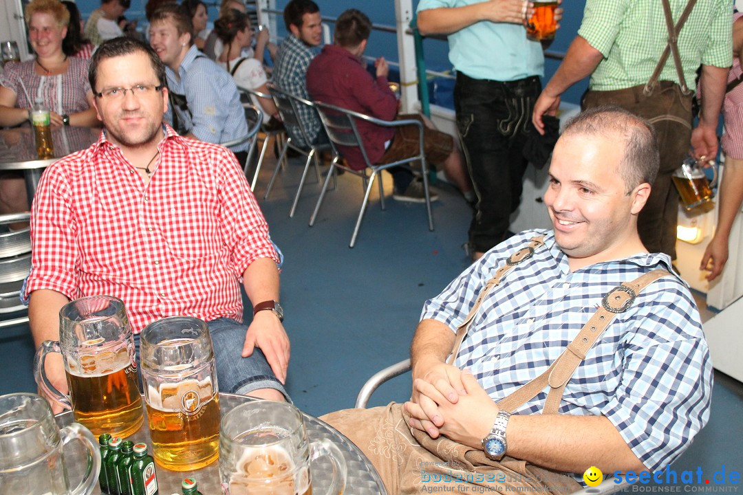 Wiesn-Boot XXL mit Hautnah live: Friedrichshafen am Bodensee, 07.09.2013