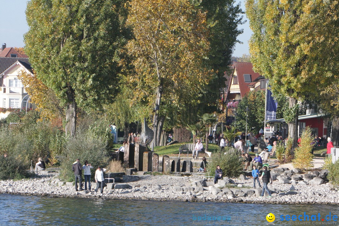 Zwei Zeppelin NT im Formations-Flug: Friedrichshafen am Bodensee, 19.10.201