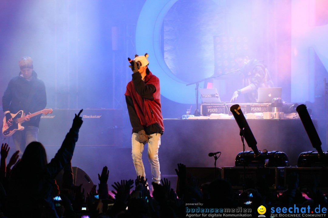CRO Konzert auf dem FIS Snowboardcross Weltcup: Montafon, 07.12.2013