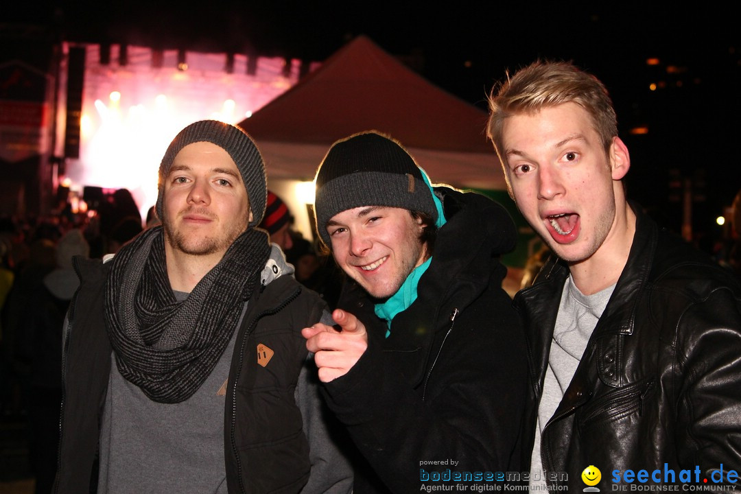 CRO Konzert auf dem FIS Snowboardcross Weltcup: Montafon, 07.12.2013