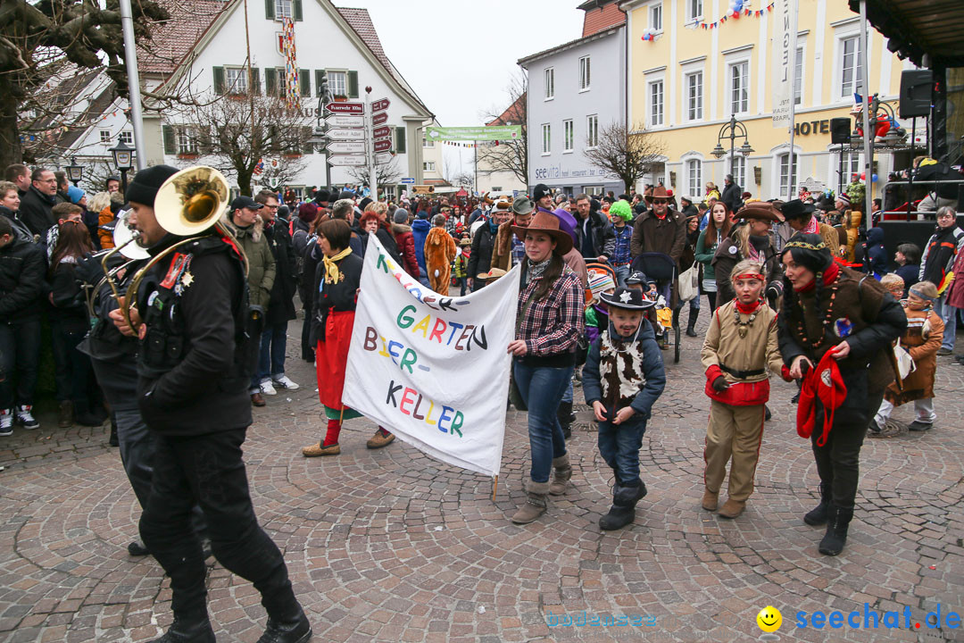 Narrensprung: Langenargen am Bodensee, 19.01.2014
