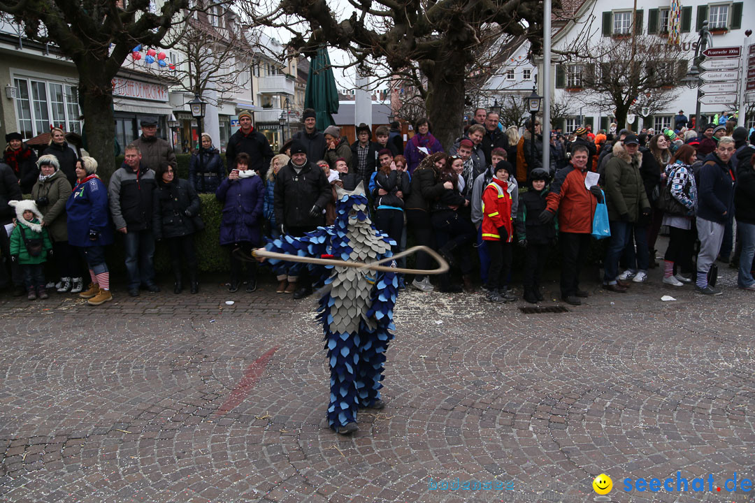 Narrensprung: Langenargen am Bodensee, 19.01.2014