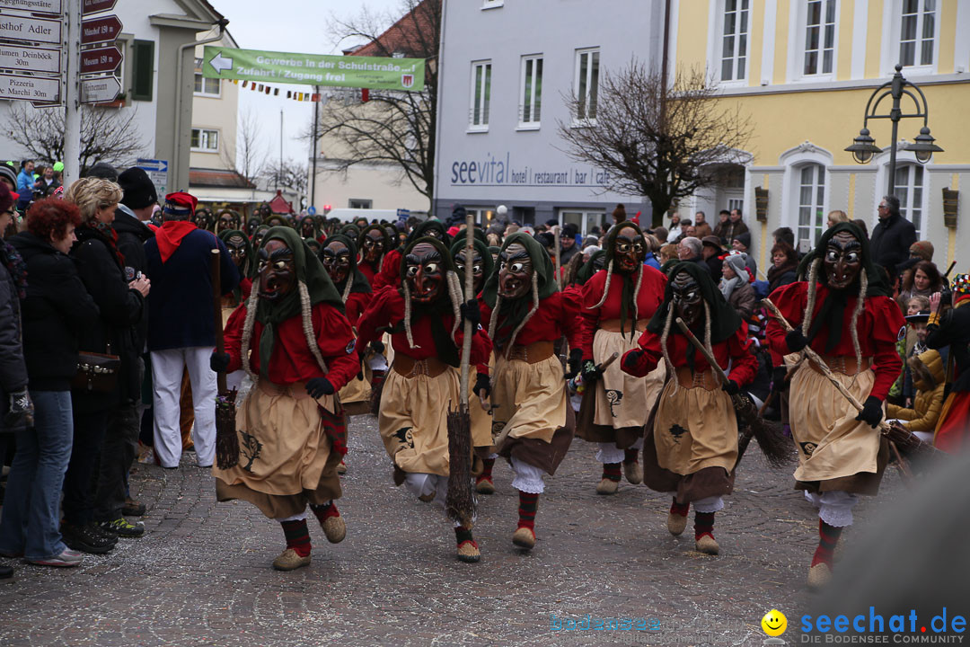 Narrensprung: Langenargen am Bodensee, 19.01.2014
