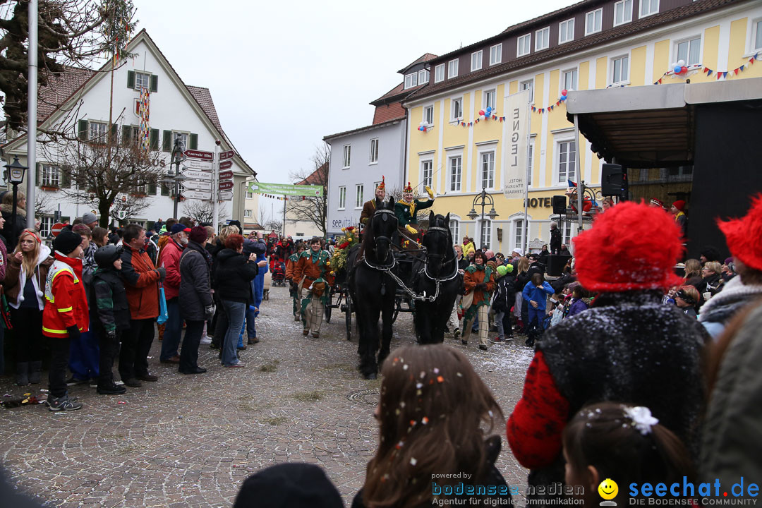 Narrensprung: Langenargen am Bodensee, 19.01.2014