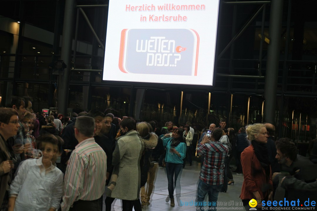 Wetten, dass..? ZDF TV-Show mit Markus Lanz: Karlsruhe, 25.01.2014