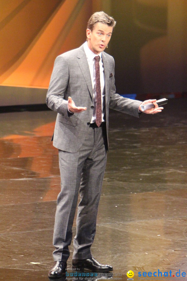 Wetten, dass..? ZDF TV-Show mit Markus Lanz: Karlsruhe, 25.01.2014