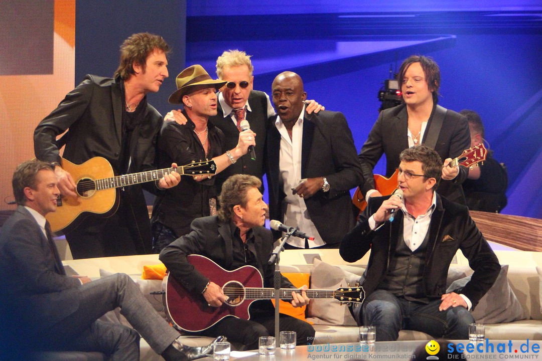 Wetten, dass..? ZDF TV-Show mit Markus Lanz: Karlsruhe, 25.01.2014