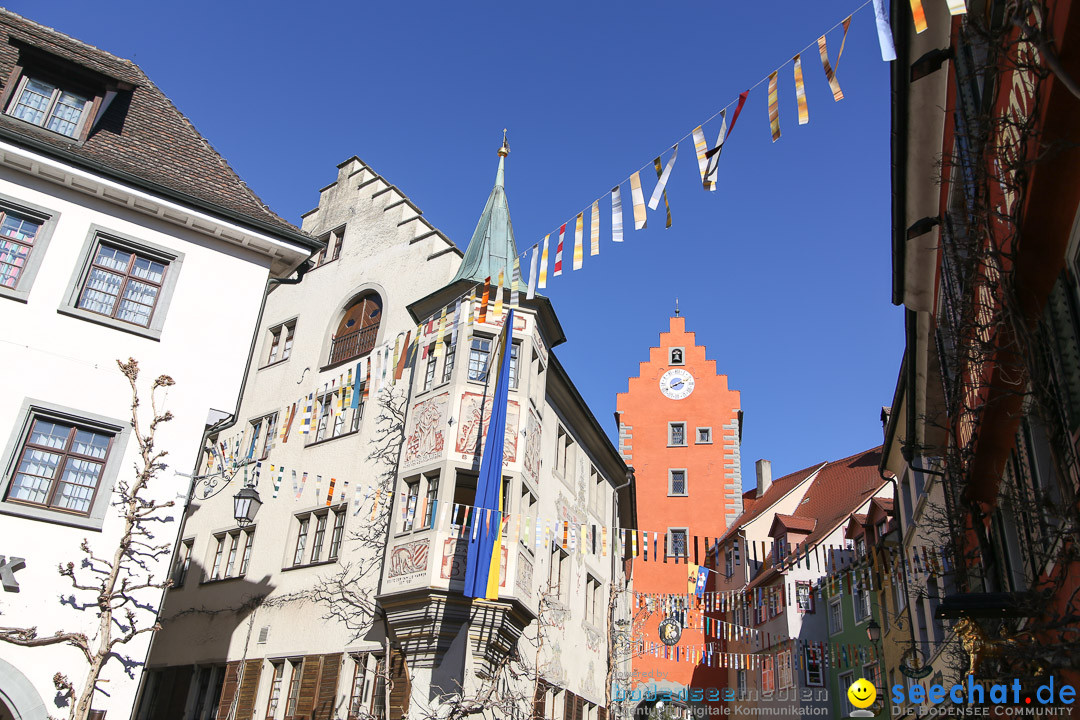 Narrensprung - Narrenbaumsetzen: Meersburg am Bodensee, 23.02.2014