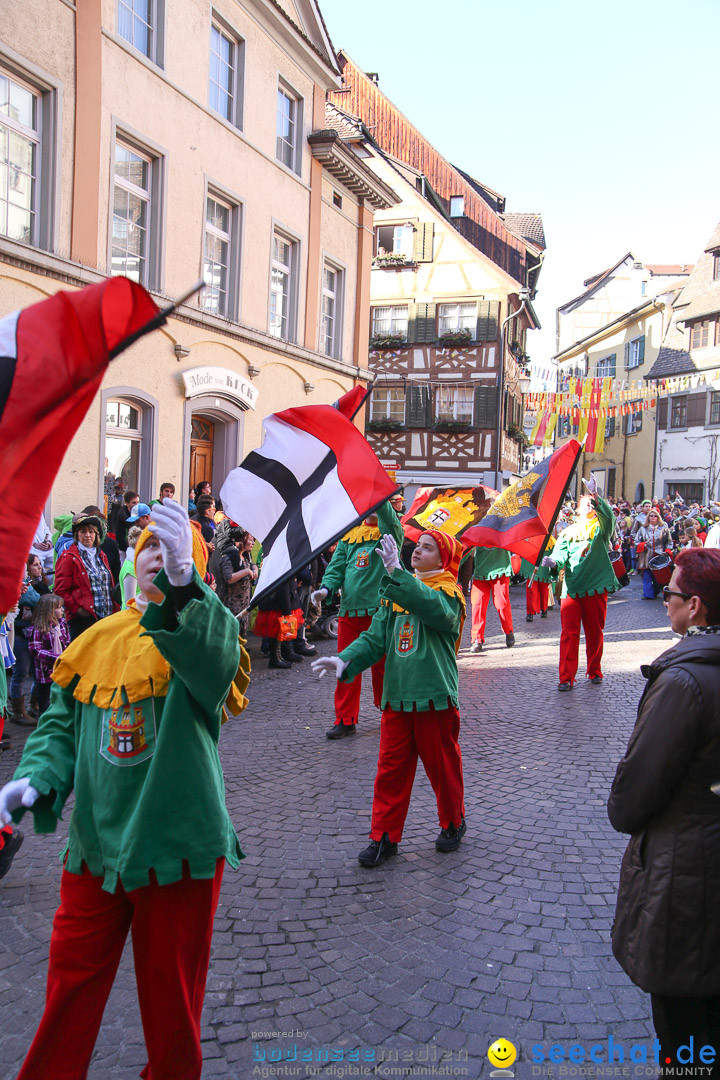 Narrensprung - Narrenbaumsetzen: Meersburg am Bodensee, 23.02.2014