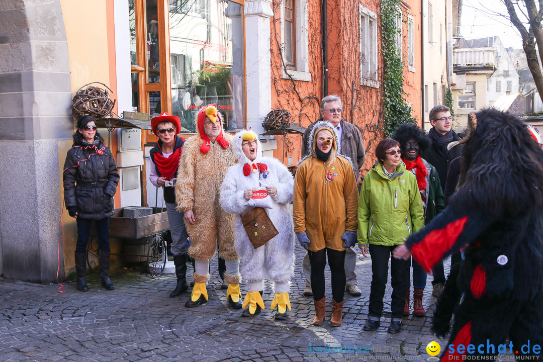 Narrensprung - Narrenbaumsetzen: Meersburg am Bodensee, 23.02.2014