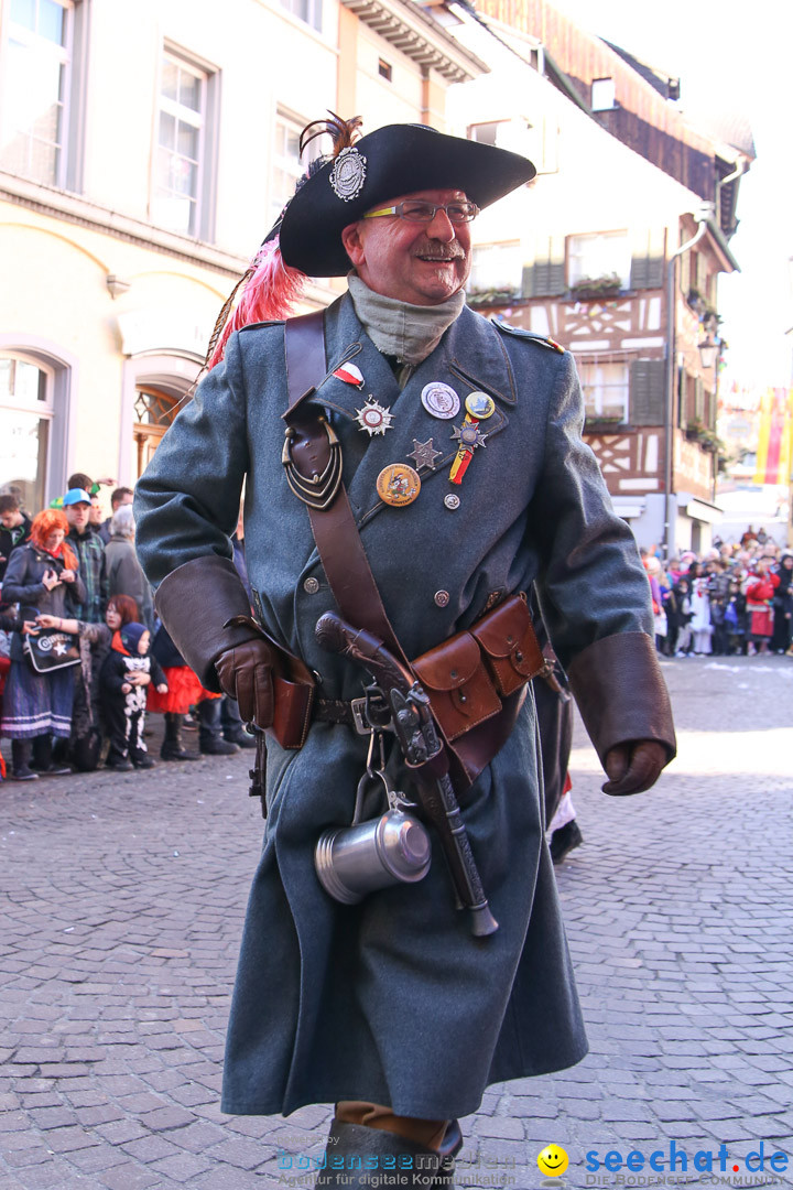 Narrensprung - Narrenbaumsetzen: Meersburg am Bodensee, 23.02.2014