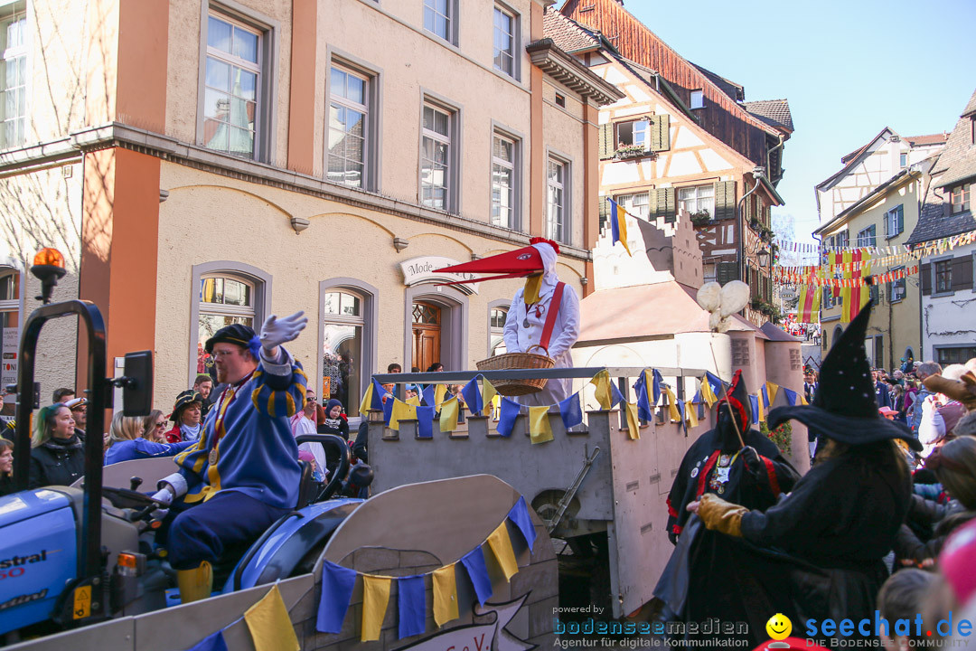 Narrensprung - Narrenbaumsetzen: Meersburg am Bodensee, 23.02.2014