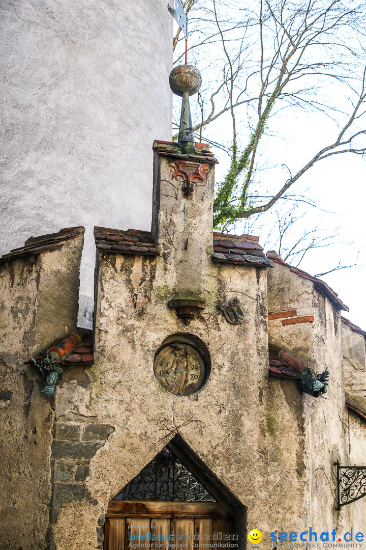 Narrensprung - Narrenbaumsetzen: Meersburg am Bodensee, 23.02.2014