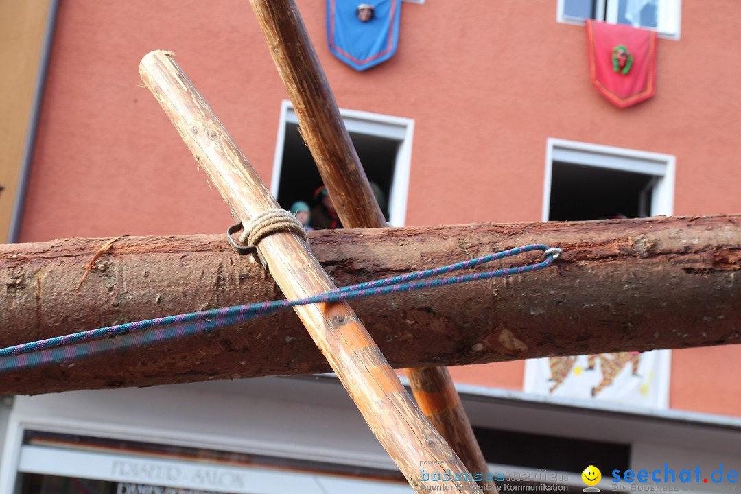 Narrenbaumstellen, Winfried Kretschmann: Stockach am Bodensee, 27.02.2014