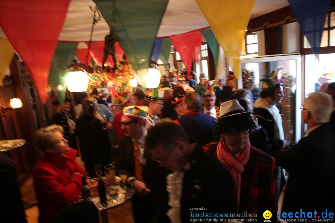 Narrenbaumstellen, Winfried Kretschmann: Stockach am Bodensee, 27.02.2014