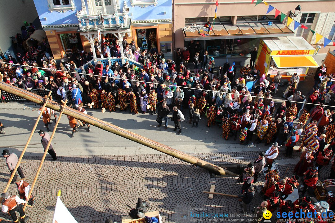 Narrenbaumstellen, Winfried Kretschmann: Stockach am Bodensee, 27.02.2014