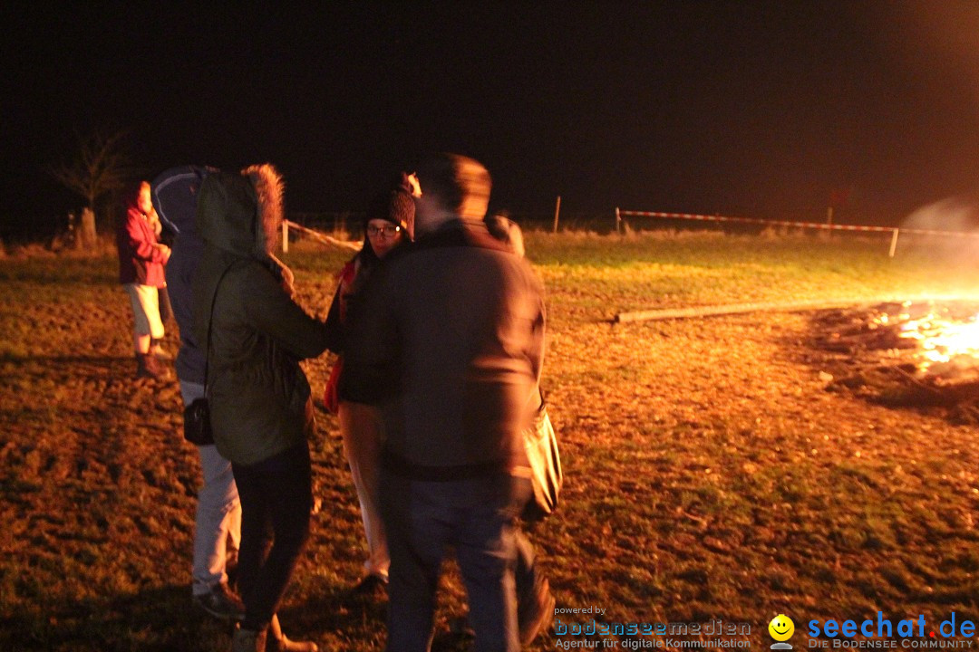 Funkenfeuer Fasnet - Ursaul bei Stockach am Bodensee, 09.03.2014
