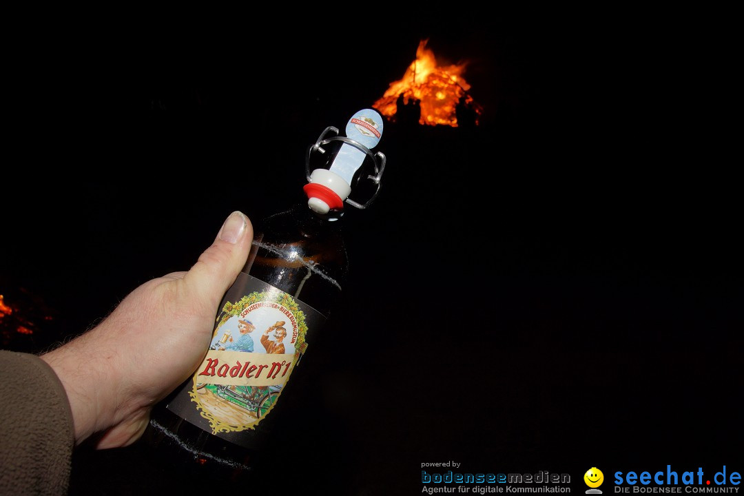 Funkenfeuer Fasnet - Ursaul bei Stockach am Bodensee, 09.03.2014
