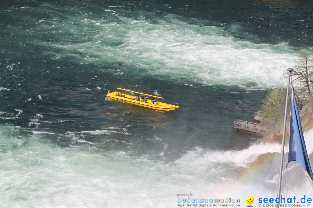 Rheinfall: Neuhausen - Schweiz: Schaffhausen am Bodensee, 09.04.2014