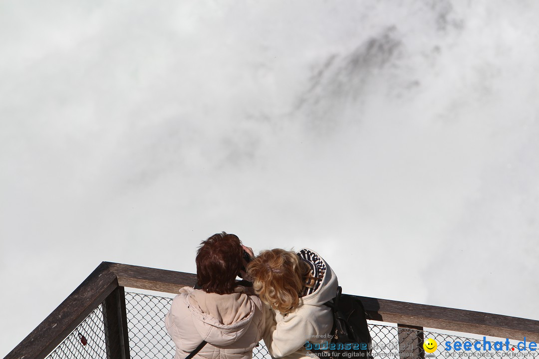 Rheinfall: Neuhausen - Schweiz: Schaffhausen am Bodensee, 09.04.2014