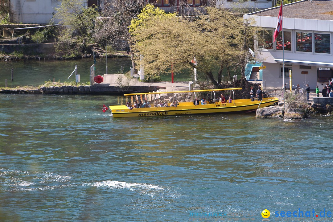 Rheinfall: Neuhausen - Schweiz: Schaffhausen am Bodensee, 09.04.2014