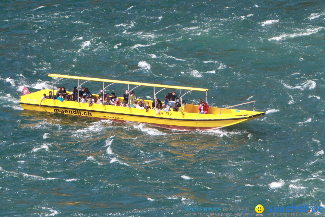 Rheinfall: Neuhausen - Schweiz: Schaffhausen am Bodensee, 09.04.2014