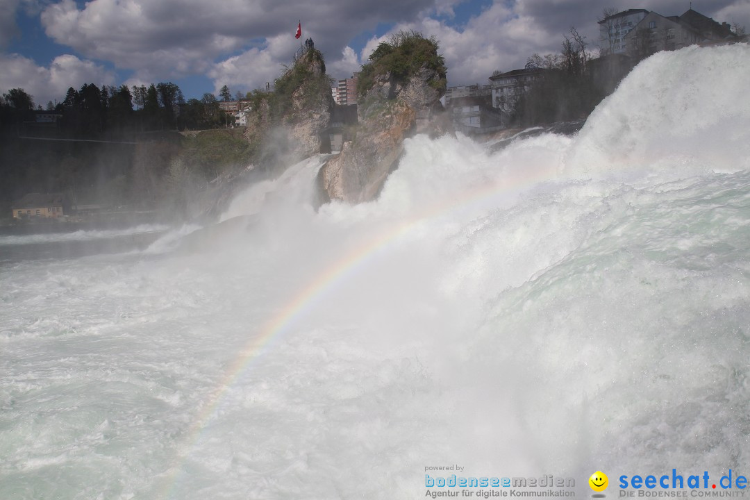 Rheinfall: Neuhausen - Schweiz: Schaffhausen am Bodensee, 09.04.2014