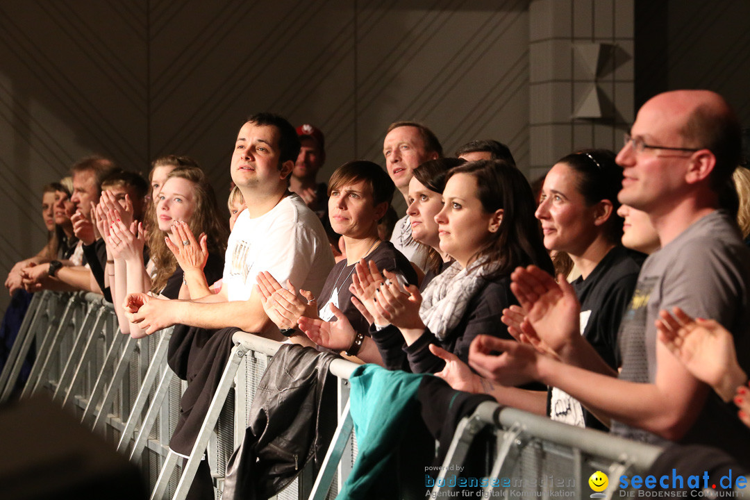 Die Happy live mit Support PARKA: Radolfzell am Bodensee, 12.04.2014