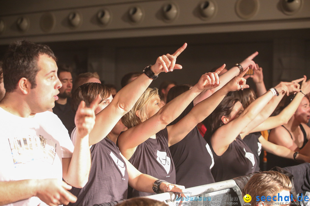 Die Happy live mit Support PARKA: Radolfzell am Bodensee, 12.04.2014