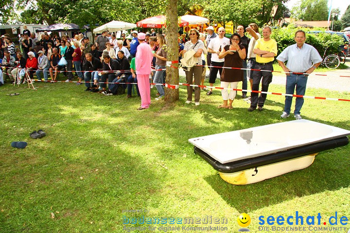 Badewannenrennen in Wasserburg am Bodensee 11.07.2009