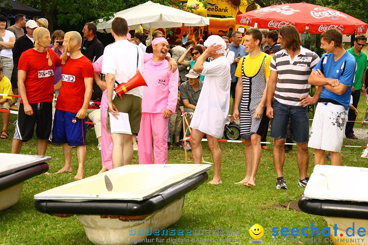 Badewannenrennen in Wasserburg am Bodensee 11.07.2009
