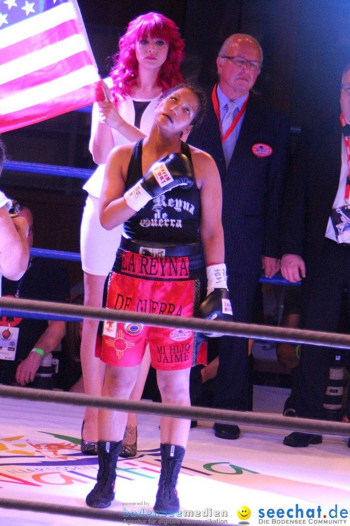 Rola El-Halabi vs. Victoria Cisneros: WM Boxkampf: Ulm, 10.05.2014