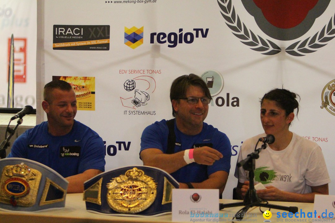 Rola El-Halabi vs. Victoria Cisneros: WM Boxkampf: Ulm, 10.05.2014