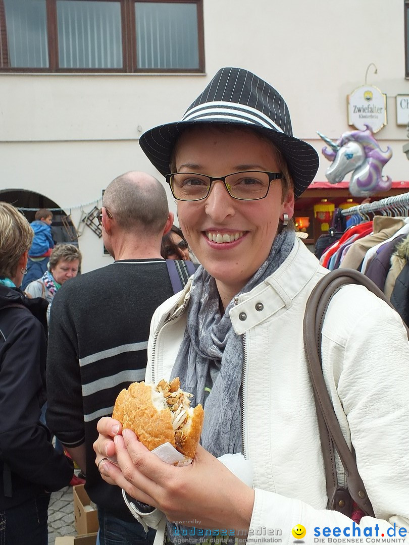 Flohmarkt in der Altstadt - Riedlingen am Bodensee, 17.05.2014