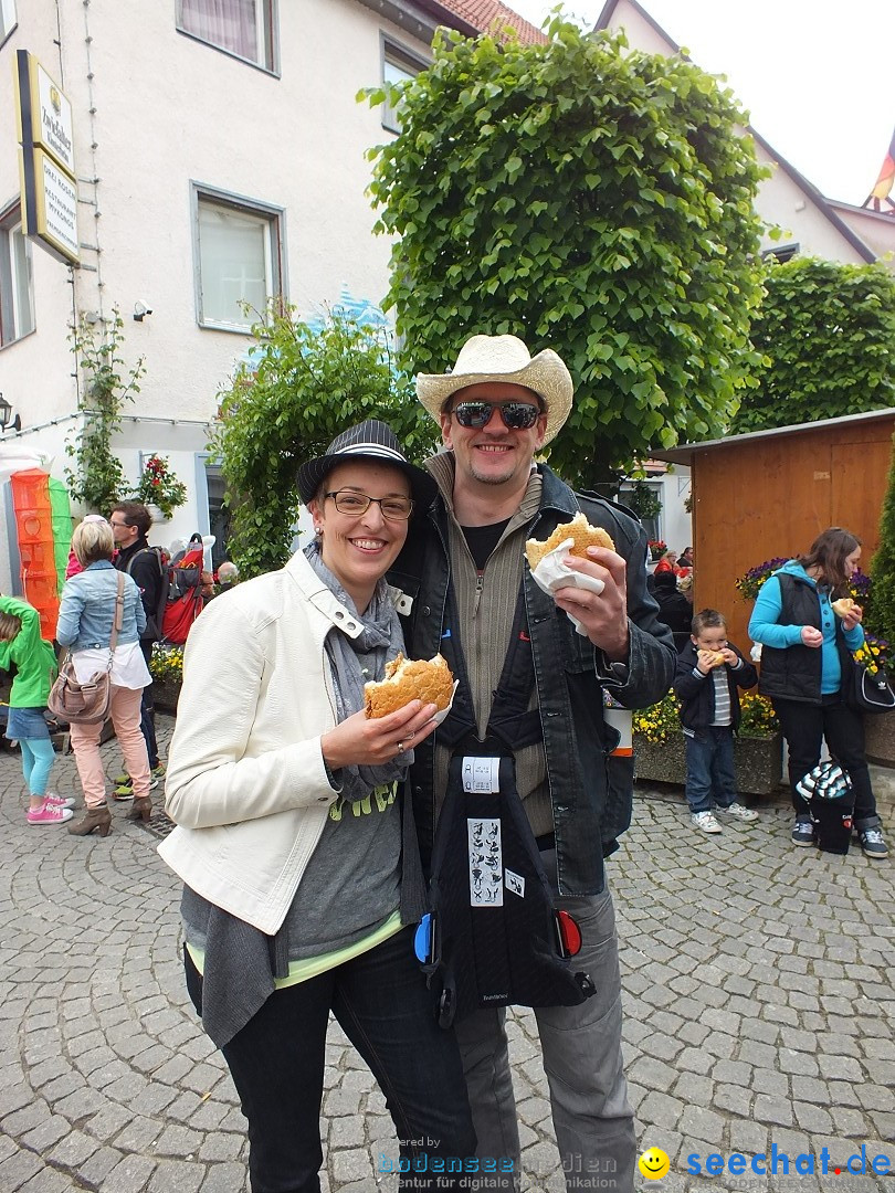 Flohmarkt in der Altstadt - Riedlingen am Bodensee, 17.05.2014