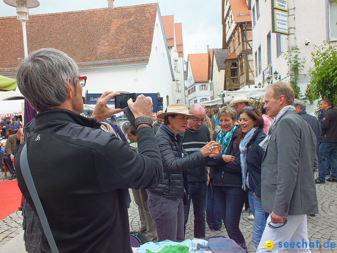 Flohmarkt in der Altstadt - Riedlingen am Bodensee, 17.05.2014